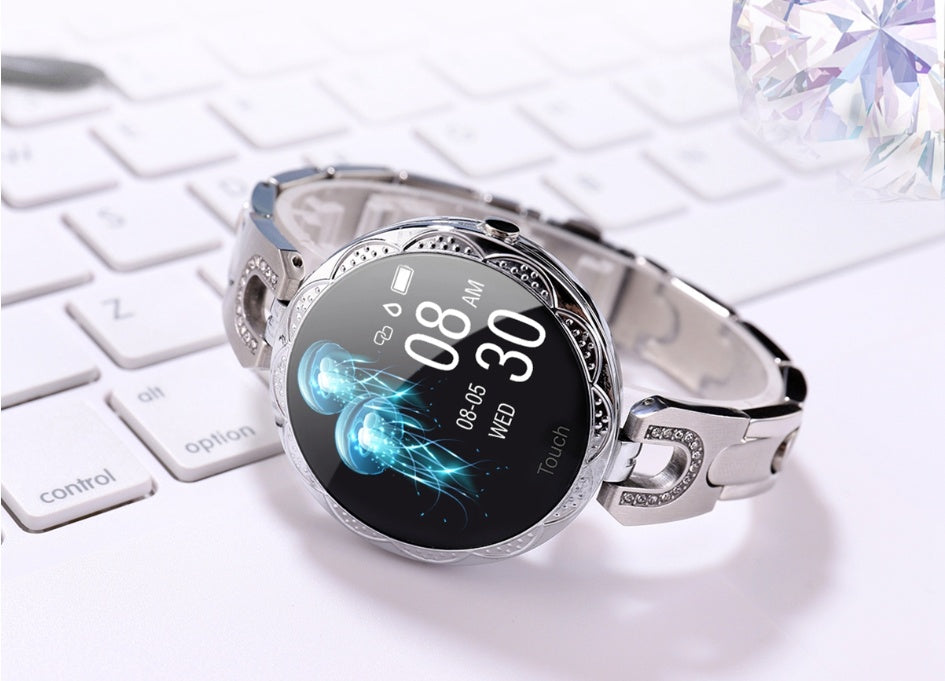RS: Fashion Women's Smart Watch Waterproof Wearable Device Heart Rate