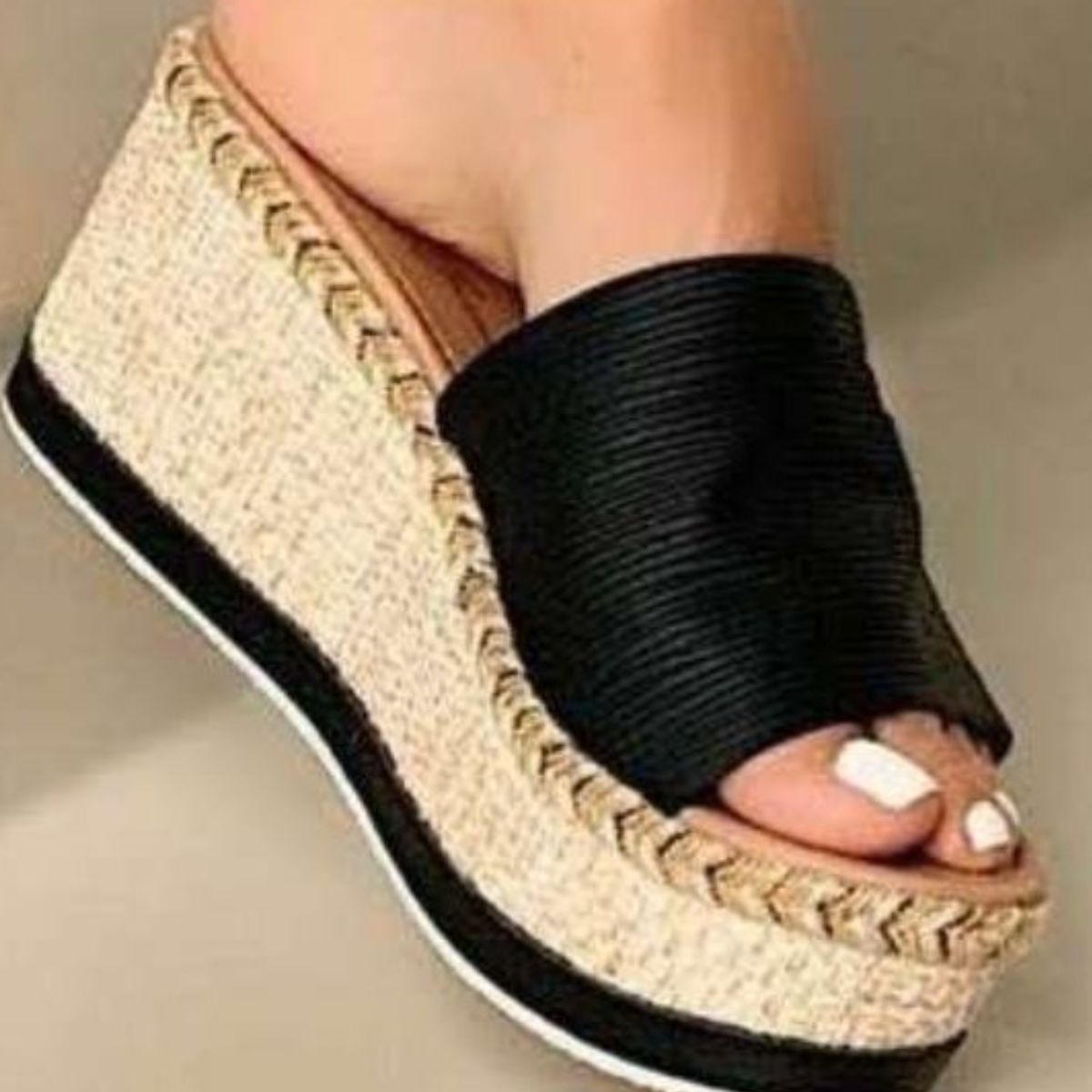 RS: PU Leather Open Toe Sandals
