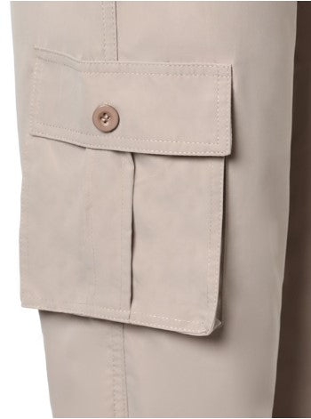 High Waist Pocket Design Cargo Pants