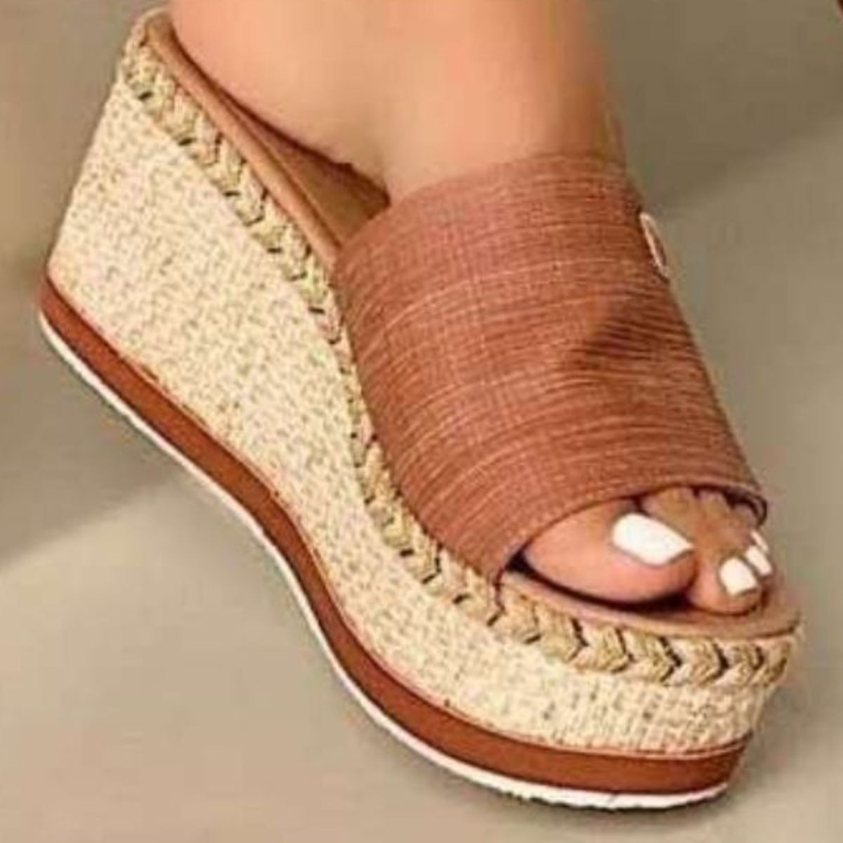 RS: PU Leather Open Toe Sandals
