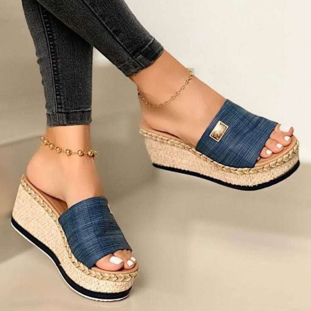 RS: PU Leather Open Toe Sandals