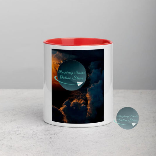 Company Mug with Color Inside Raspberry Smoke Online Store