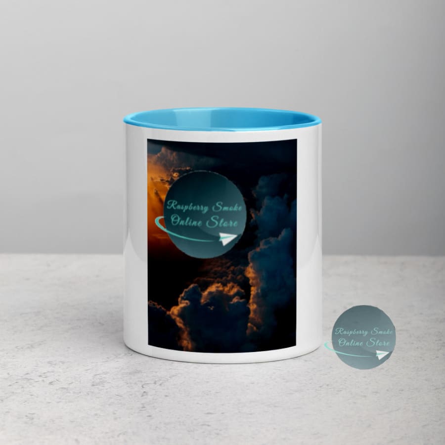 Company Mug with Color Inside Raspberry Smoke Online Store