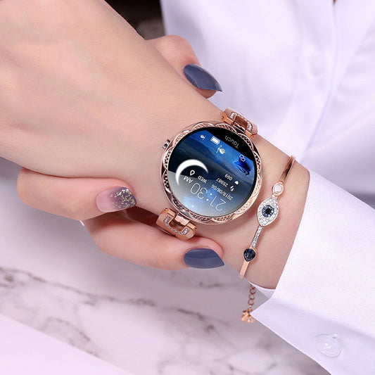 RS: Fashion Women's Smart Watch Waterproof Wearable Device Heart Rate