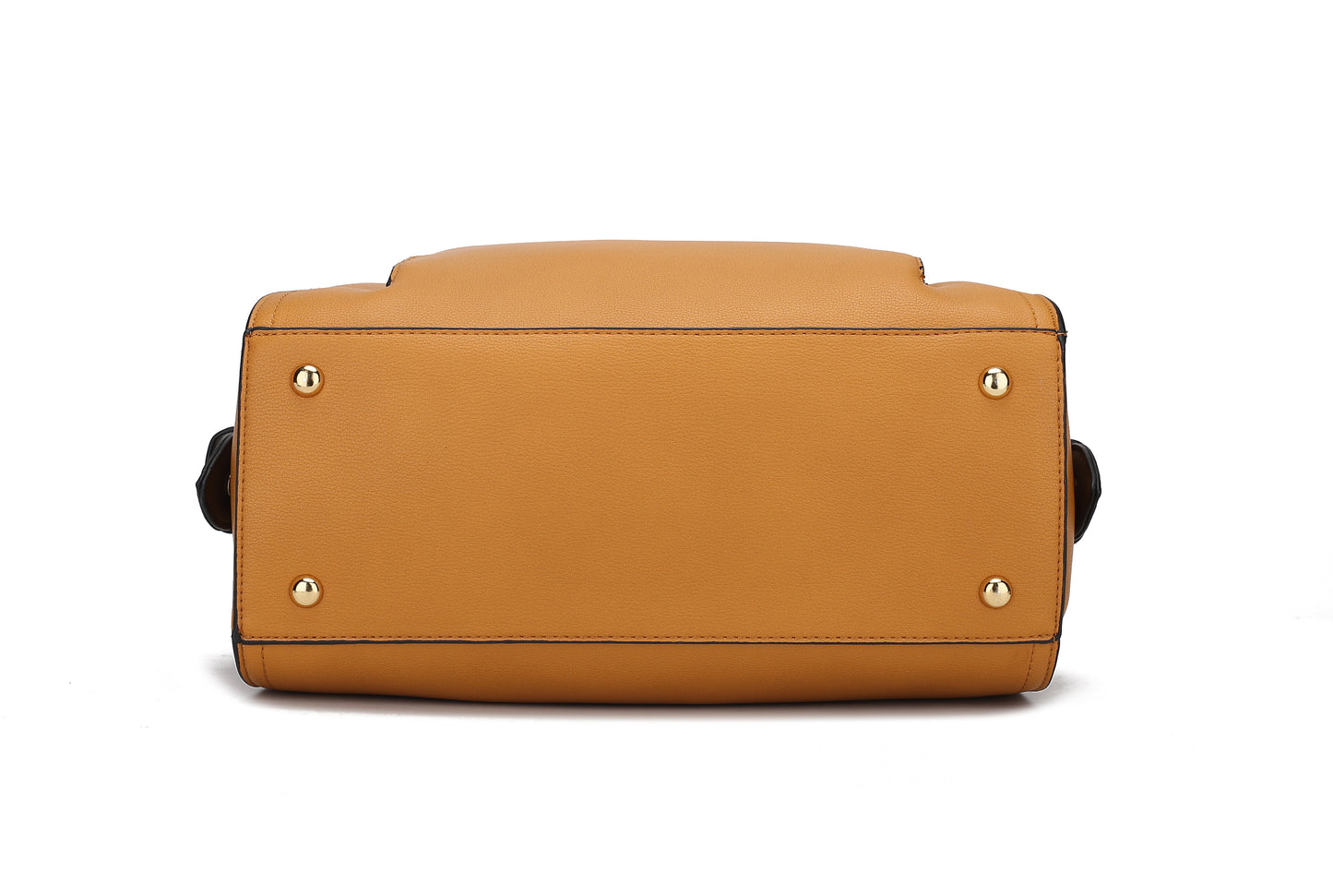 Elise Vegan Leather Color-block Women's Satchel Bag