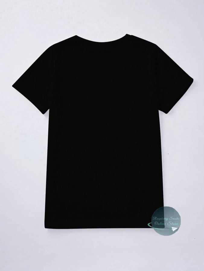 RS: Heart Graphic Round Neck Short Sleeve T-Shirt T-shirts