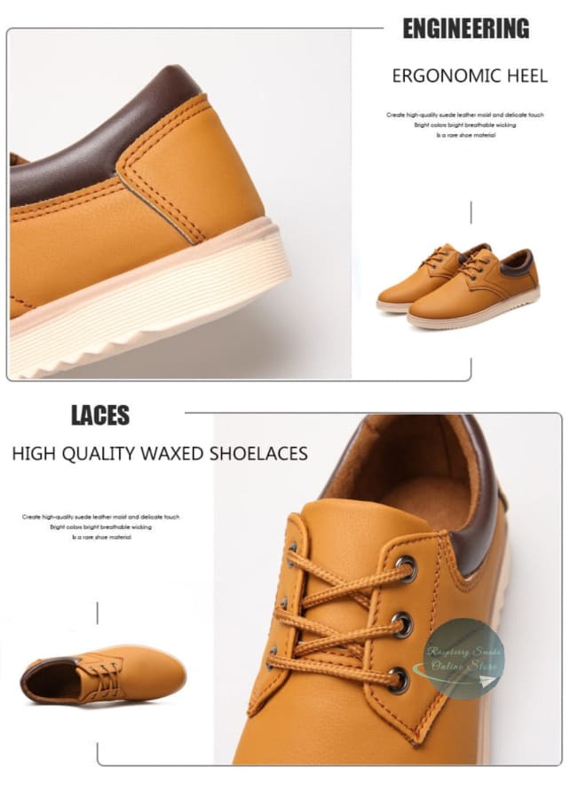 RS: Men’s Casual Flat Oxford Sneakers Footwear