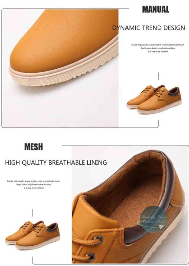 RS: Men’s Casual Flat Oxford Sneakers Footwear