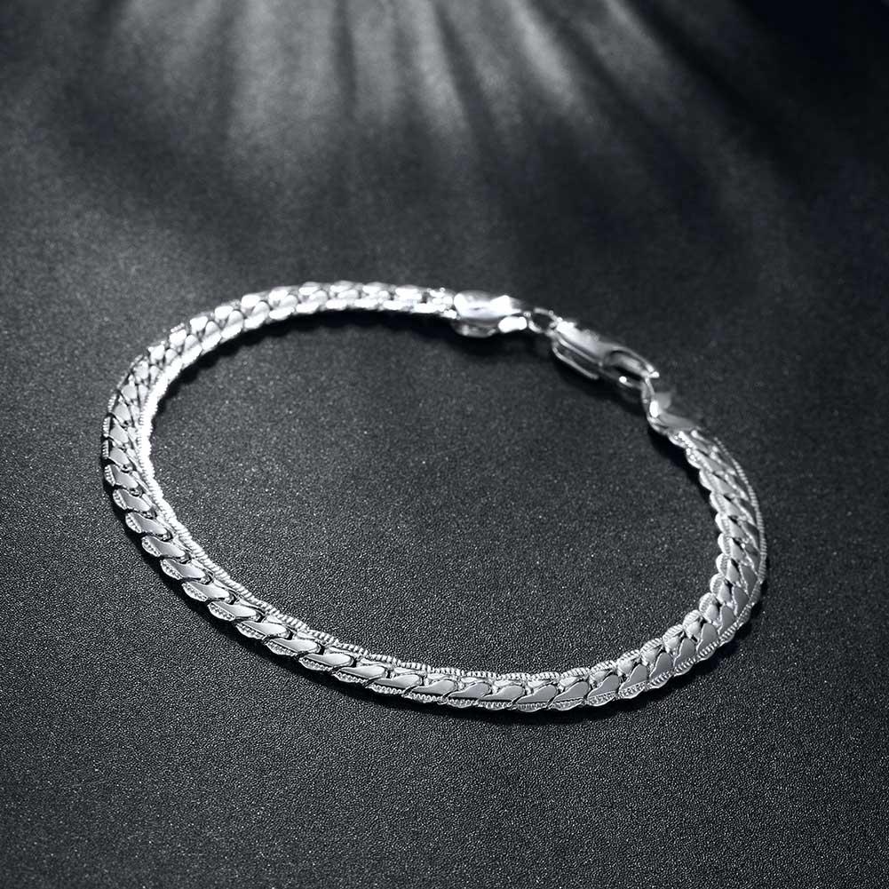 Classic Wheat Chain Link in 14K White Gold Raspberry Smoke Online Store