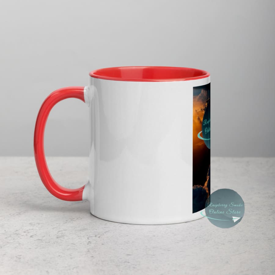 Company Mug with Color Inside Raspberry Smoke Online Store
