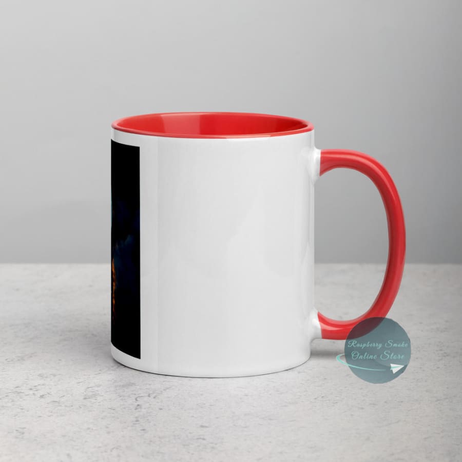Company Mug with Color Inside Raspberry Smoke Online Store