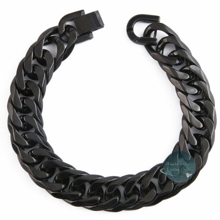 Mad Man Stainless Link Cuff Raspberry Smoke Online Store