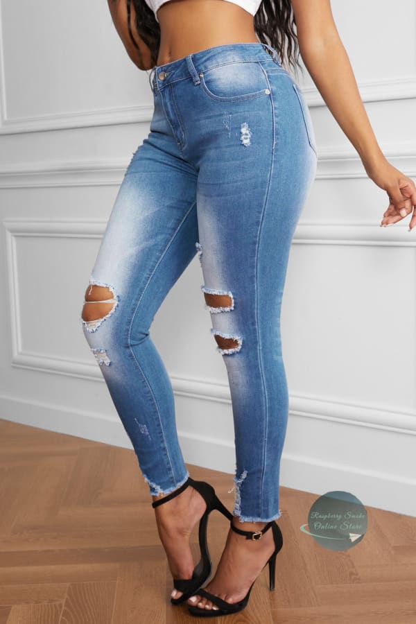 Faded Mid High Rise Jeans Raspberry Smoke Online Store
